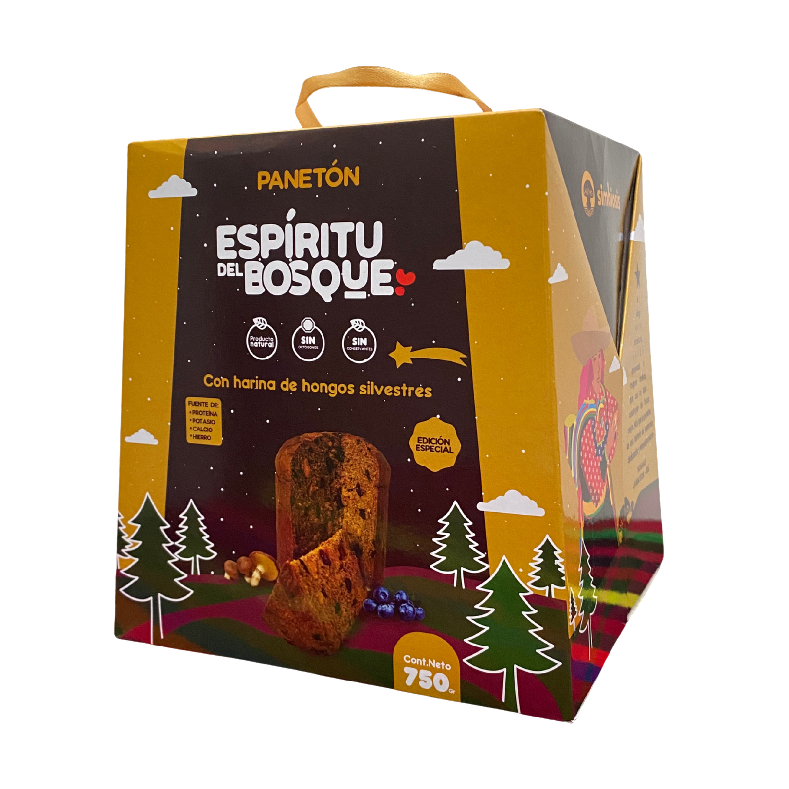 Panetón con harina de Hongos