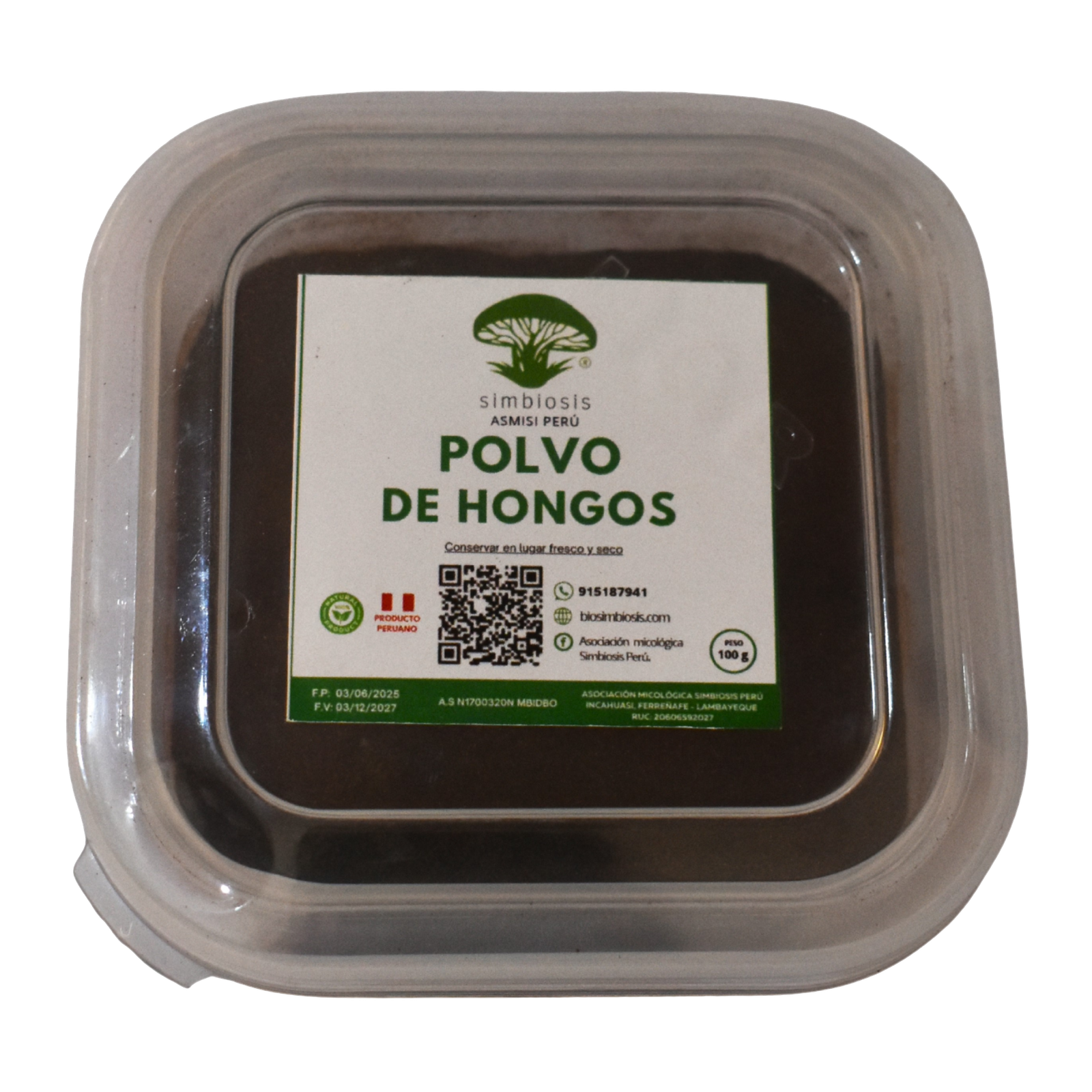 Polvo de Hongos Boletus Luteus - 100 gr